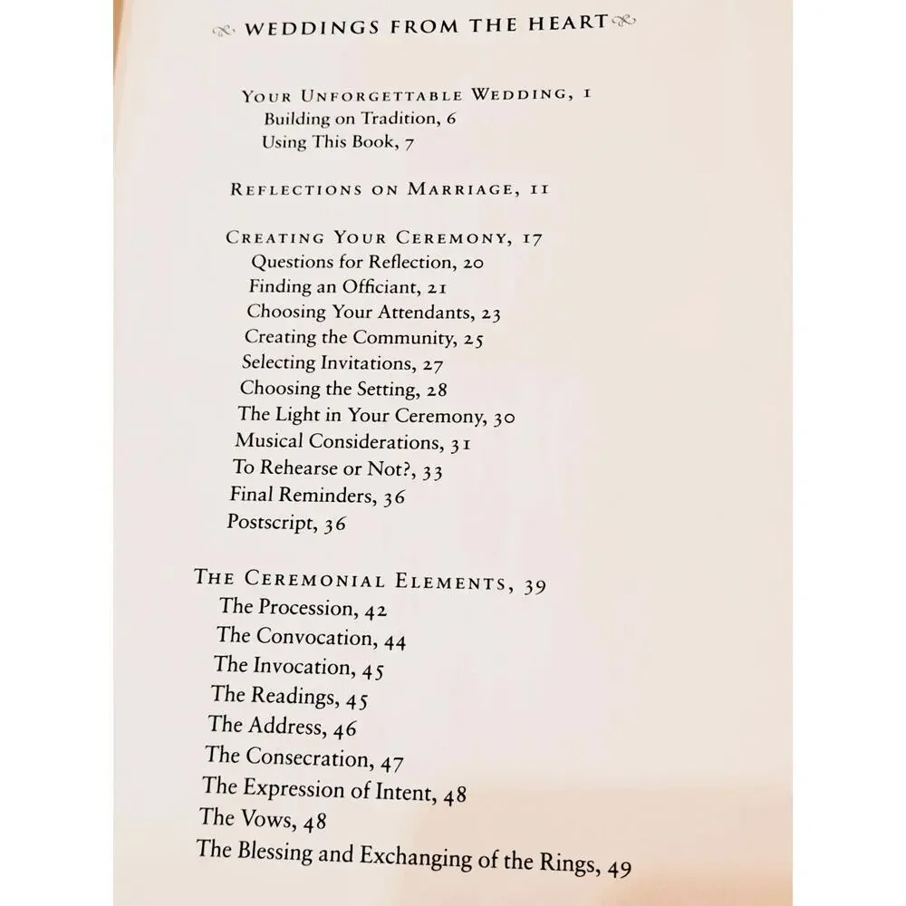 Weddings from the Heart: for a Unique Wedding by Daphne Rose Kingma (1995 PB)